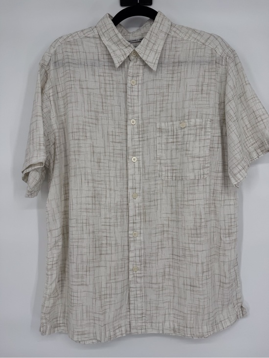 Chereskin Other - Chereskin Washable Linen Button Up Camp Shirt XL Coastal Minimalist Dadcore